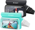 IPX8 Waterproof Fanny Pack, [Up to 8.5"] Waist Bag for Women, Floating Phone Pouch Dry Bag for iPhone 17 16 15 Pro Max, Passport, Wallet, Card, Travel Beach Kayaking Boating Essentials, 2 Pack