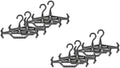 Tough Hook Original Heavy Duty Hangers – The Superhero of Hangers USA-Made, Anti-Slip ABS Resin Tactical Hanger for Police Gear, Scuba Gear & Dive BCD – DuraResin 200-lb Cap Wetsuit Hanger, 8 Gray