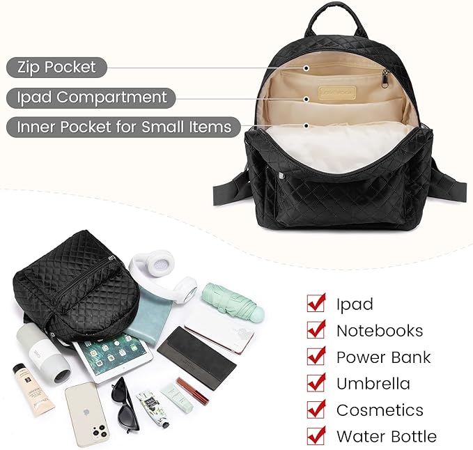 LOVEVOOK Mini Backpack for Women Light Weight Small Waterproof Backpack Purses Daily Backpack… | Light Weight