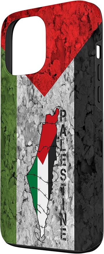 Kufiya PALESTINE Keffiyeh flag, Palestinian Map pattern Case for iPhone 13 Pro Max
