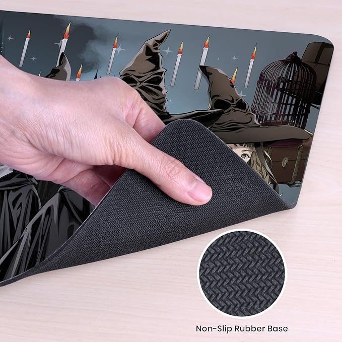 Head Case Designs Officially Licensed Harry Potter Ron, Harry, Hermione Graphics 9.84 x 11.81 x 0.12 inches (250 x 300 mm) - S Gaming Office Desk PC Keyboard Mouse Mat Pad