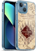 Head Case Designs Officially Licensed Harry Potter The Marauder's Map Prisoner of Azkaban II Soft Gel Case Compatible with Apple iPhone 13 Mini