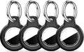 for Apple AirTag 2nd & 1st Gen, Waterproof Case for AirTag Holder Keychain,GPS Tracker Cover for Dog,Car Key,Luggage-B89-Black2+Black2