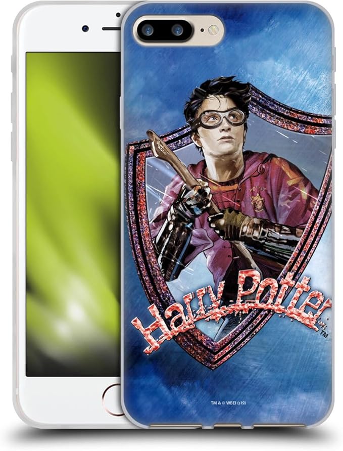 Head Case Designs Officially Licensed Harry Potter Quidditch 2 Prisoner of Azkaban II Gel Case [Military Grade Protection] Compatible with Apple iPhone 7 Plus/iPhone 8 and Compatible with MagSafe