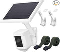 Wall Mount for Cameras and Solar Panels, 2-in-1 Mount for Ring, Blink, Eufy, Arlo, Wyze, etc Solar Panel and Cam, with Ring Stick Up Cam/Spotlight Cam/Plus/Pro(Battery), Adjustable Angle (2 Pack)