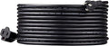 Amazon Basics Extension Cord, 25 Ft, 3 Prong Outlet Extender, Indoor Power Cord, 13 Amps, 125V, Black