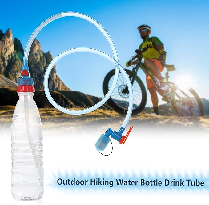 Hydration Drinking Tube - Hydration System Kit Hose Hydration Bladder Reservoir Pack Backpack System Hose Kit Water Bottle Tube Adjuster