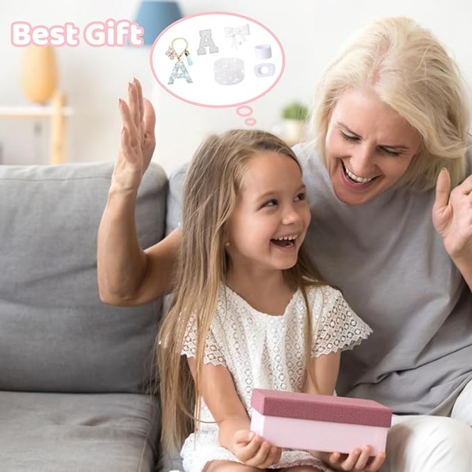 6PCS White Stanley Cup Accessories Set Fit for Stanley Cup 30oz 40oz. Including Handle Charm, Personalized Initial Sticker, Straw Topper, Sparkly Silicone Boot, Spill Proof Stopper (Letter-Q)