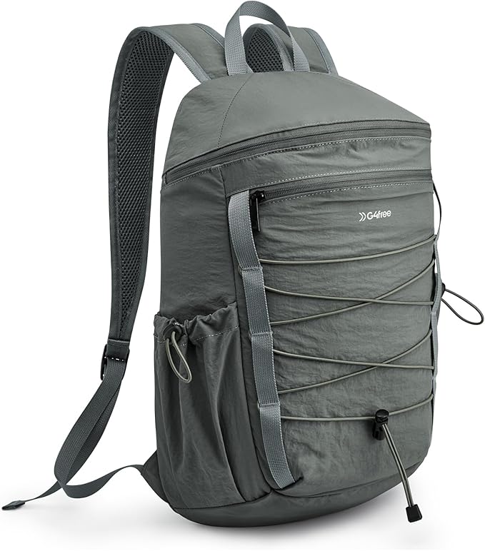 G4Free Hiking Backpack for Women Men 20L Lightweight Travel Backpacks Daypack Outdoor Daily Camping, Dark Gray-green
