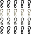 SWATOM Small Mini Carabiner Clip Tiny Spring Snap Hook Keychains Micro Carabiners for Paracord EDC Alloy Key Rings Outdoor Hiking Fishing Camping Backpack Accessories