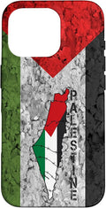 Kufiya PALESTINE Keffiyeh flag, Palestinian Map pattern Case for iPhone 16 Pro
