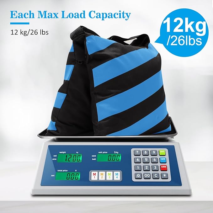 4 Packs Blue Sandbag Weight Bags for Light Stand Photography Video Equipments, Heavy Duty Saddlebags for Backdrop Stand, Photo Tripod, Canopy, Pop up Tent, Umbrella Base, Fishing Chair, Picnic Table