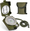 Compass, Hiking Compass for Survival with Lensatic – Water-Resistant Durable and Pocket-Sized