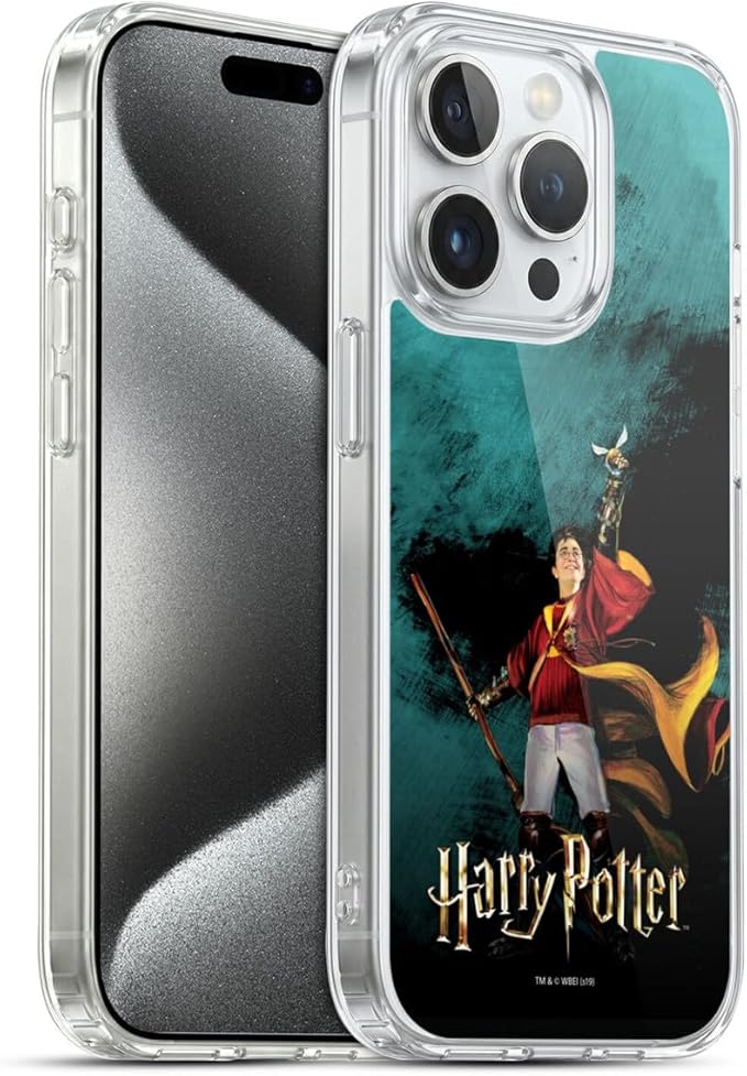 Head Case Designs Officially Licensed Harry Potter Quidditch 3 Prisoner of Azkaban II Gel Case [Military Grade Protection] Compatible with Apple iPhone 15 Pro and Compatible with MagSafe