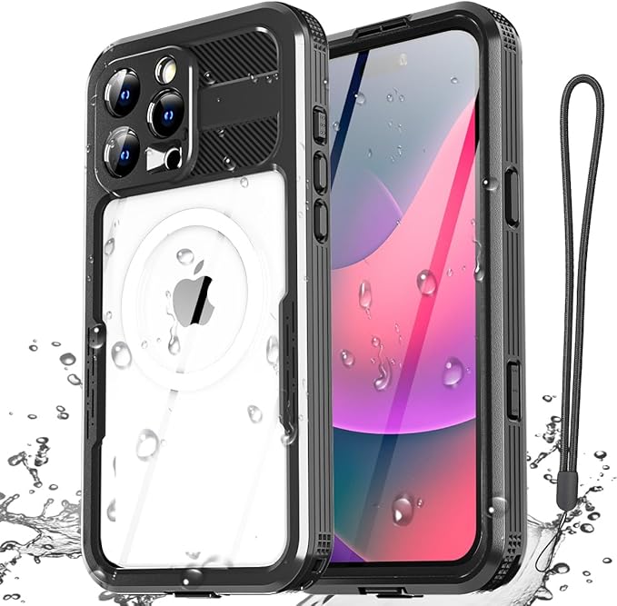AICase Waterproof Case for iPhone 16 Pro Max(6.9") with MagSafe Support Snowproof,Dustproof/Shockproof,IP68 Certified 360 Full Body Protection Fully Sealed Underwater Cover for iPhone 16 Pro Max_1