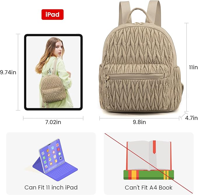 LOVEVOOK Mini Backpack for Women Light Weight Small Waterproof Backpack Purses Daily Backpack… | Light Weight