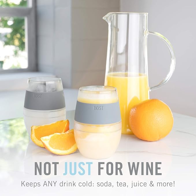 HOST Best Mom Ever Wine Freeze Cooling Cup with Freezing Gel Wine Glasses Mother's Day Gifts for Mom, Mom Birthday Gifts, Gifts for Wife, 8.5 oz, Pink