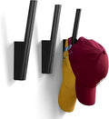 Ozueccr Hat Hook for Baseball Caps – Wall Mounted Vertical Hat Holder, Multi-Purpose Wall Hook, Closet Cap Organizer, Sturdy Compact, Easy to Install