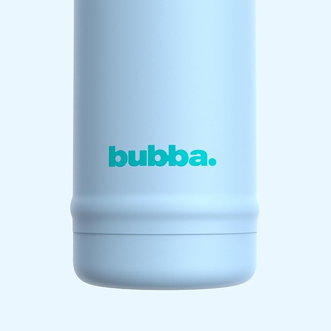 bubba 18 oz Dualsip Insulated Stainless Steel Water Bottle with Straw - Reusable, Leakproof, Lightweight, Dishwasher Safe, Lead-Free and BPA-Free, Daydreamin'