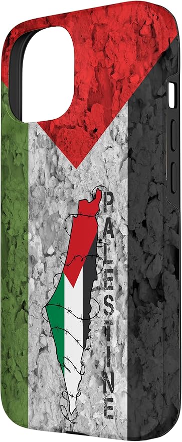Kufiya PALESTINE Keffiyeh flag, Palestinian Map pattern Case for iPhone 15