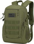 ArcEnCiel 10L/20L Mini X-Small Tactical Backpack MOLLE Daypack Gear Pack Camping Bag with Patch