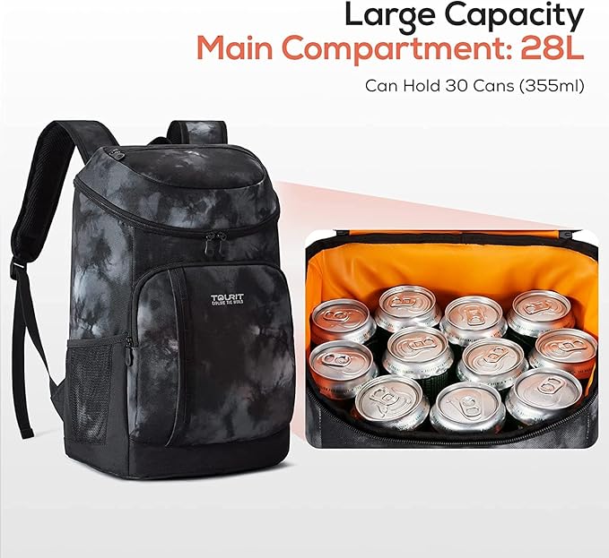 TOURIT Cooler Backpack Lightweight Insulated Backpack Cooler Leak-Proof for Men and Women, Sports Fan Coolers
