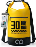 Lamicall Dry Bag Waterproof Backpack - [Durable & Floating] 5L/10L/20L/30L/40L Large Water Proof Bag with Waterproof Phone Case for Kayaking, River Rafting, Lake, Float Trip, Tubing Essentials