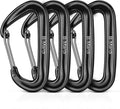 B-Mardi Carabiner Clips Heavy Duty 12kN (2697 lbs)-Lightweight Locking Carabiners for Camping, Hiking, Hammock, Dog Leash Harness, Outdoor and Gym etc, Keychains& Utility