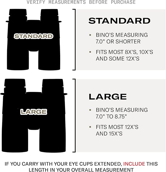 FHF Gear FOB Bino Pouch – Magnetic Binocular Case with MOLLE, Fleece Lining & Wind Indicator Storage for Hunting & Field Use