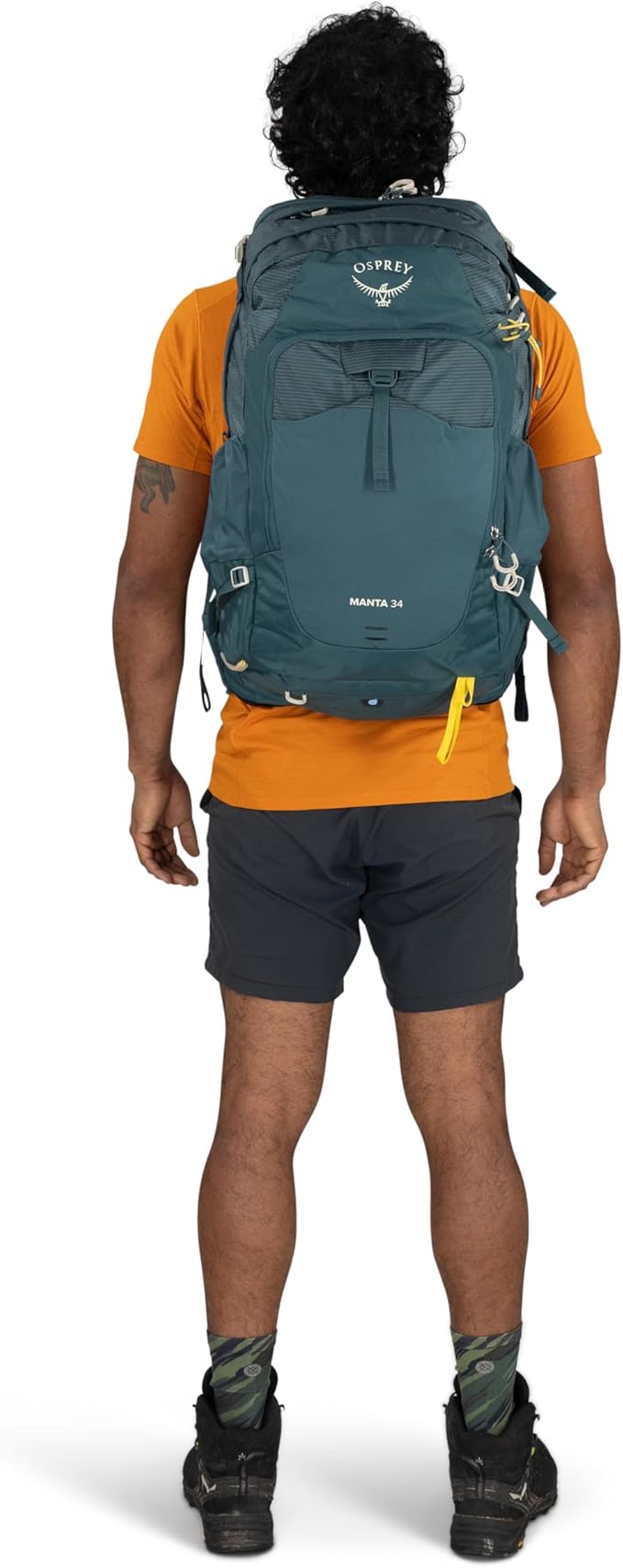 Osprey Manta Men's Hiking Backpack with Hydraulics Reservoir - Hydration Pack with Water Bladder