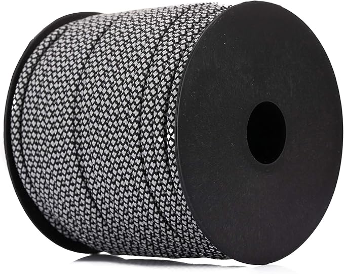 7 Strand Core 550lb Paracord Parachute Cord Lanyard Mil Spec Type III - 4mm 165 Feet Spool of Paracord String Braided Accessories