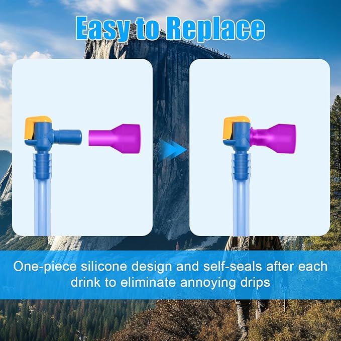 Big Bite Valve Replacement Mouthpiece Water Hydration Bladder Valve 4 Pack