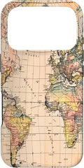 World Map,Old Map of The World Case for iPhone 17 Pro