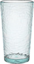 KLIFA- NICE- 20 ounce, Set of 6, Acrylic Highball Drinking Glasses, BPA-Free, Stackable Plastic Drinkware, Dishwasher Safe Cups, Light Teal