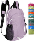 VPBAGE 15L Water-resistant Hiking Daypack for Women, Small Backpack Travel Outdoor, Lightweight Day Pack with Tool Loops