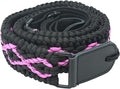 Ten Point Gear® 550 Paracord Guitar Strap - Full Grain Leather Ends for Music Playing Comfort, Stability, and Durability.