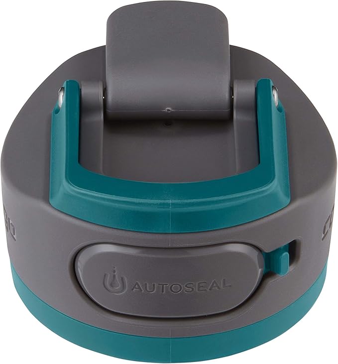 Contigo AUTOSEAL Cortland 24oz Water Bottle BPA-Free Plastic Spill Leak-Proof Lid and Carry Handle Dishwasher Safe Spirulina (Pack of 4)