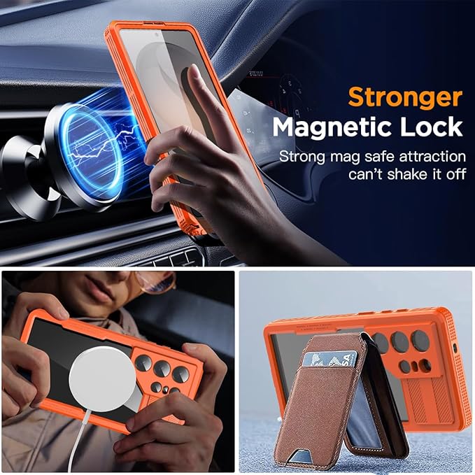 AICase Waterproof Case for Samsung Galaxy S26 Ultra with MagSafe Clear Water Proof Snowproof/Dustproof/Shockproof,IP68 360 Full Body Protection Fully Sealed Underwater Cover for Galaxy S26 Ultra_287