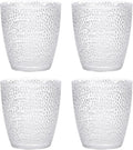 uxcell 7oz Acrylic Drinking Glasses, 4Pcs Plastic Reusable Tumblers Drinkware Unbreakable Water Glasses Cup Stackable & Dishwasher Safe for Home Outdoors Restaurant, Transparent