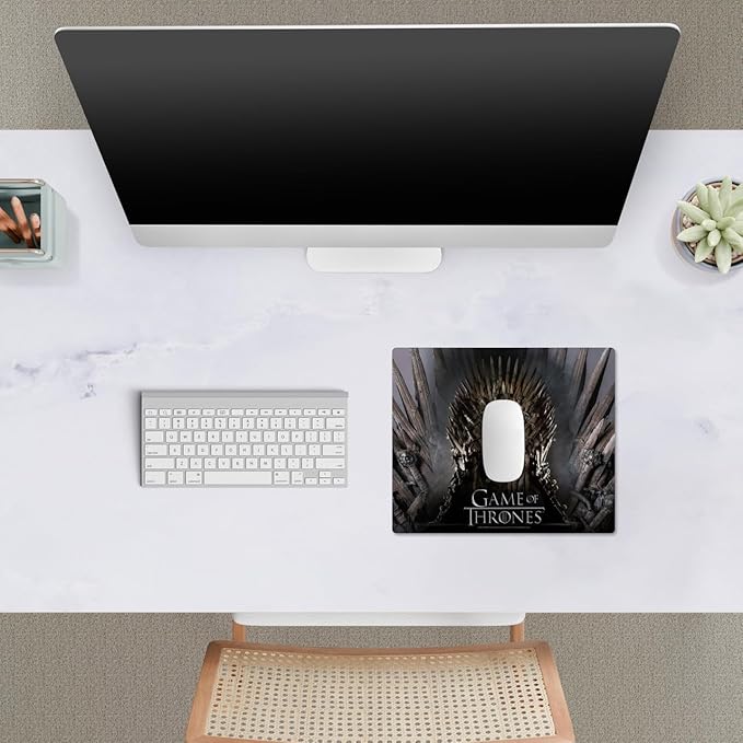 Head Case Designs Officially Licensed HBO Game of Thrones Iron Throne Graphic Art 9.84 x 11.81 x 0.12 inches (250 x 300 mm) - S Gaming Office Desk PC Keyboard Mouse Mat Pad