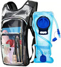 Hydration Backpack, Water Backpack with 2L Hydration Bladder, Rave Backpack Hydration Pack, Festival Essential for Raves, Hiking, Cycling, Climbing, Running, Outdoor, Camping and More