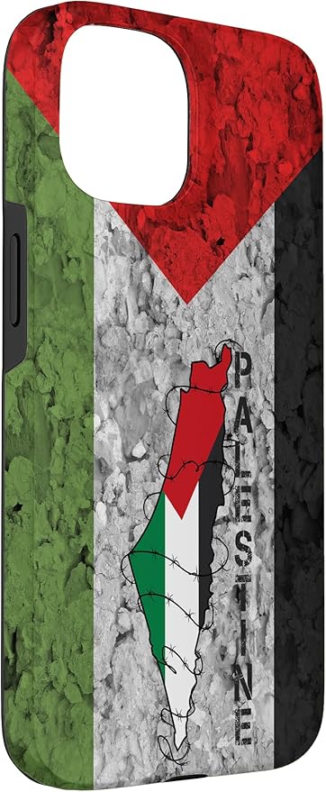 Kufiya PALESTINE Keffiyeh flag, Palestinian Map pattern Case for iPhone 15