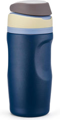 Fijinhom 16 oz Insulated Water Bottle,Stainless Steel Sports Water Bottle with Straw, Double Wall Vacuum Leak Proof, Cold for 24 Hours, BPA Free for Travel, Sport, Outdoor, Dark Blue