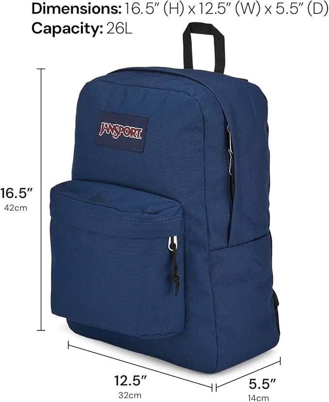 JanSport SuperBreak Plus Backpack with Padded 15-inch Laptop Sleeve and Integrated Bottle Pocket - Spacious and Durable Daypack for Work and Travel - Surreal Space