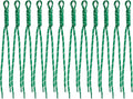 Paracord Keychain Paracord Bag Charm 12pcs Braided Nylon Rope Keychain Cord for Bag Purse Backpack Handbag