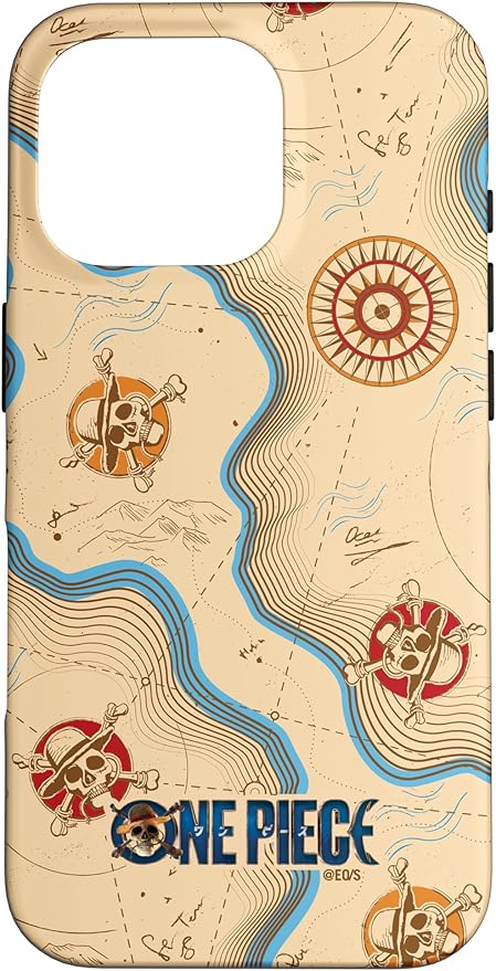 One Piece Map Officially Licensed Case for iPhone 16 Pro