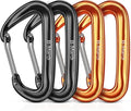 B-Mardi Carabiner Clips Heavy Duty 12kN (2697 lbs)-Lightweight Locking Carabiners for Camping, Hiking, Hammock, Dog Leash Harness, Outdoor and Gym etc, Keychains& Utility