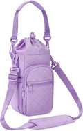 sportsnew Water Bottle Holder with Strap 32oz 40oz Insulated Water Bottle Carrier Sling Bag with Phone Pocket Crossbody
