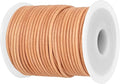 GENIQUE Real/Genuine Round Leather String Cord for Necklace, Bracelets, Jewellery, Braiding (1.5mm, Natural Distressed)