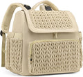 Awanhe Diaper Bag Backpack, Baby Bag with Changing Pad, Travel Waterproof Diaper Bag Tote, Newborn Essentials Must Haves, Luxury baby shower gifts for boys & Girls, Brown Taupe